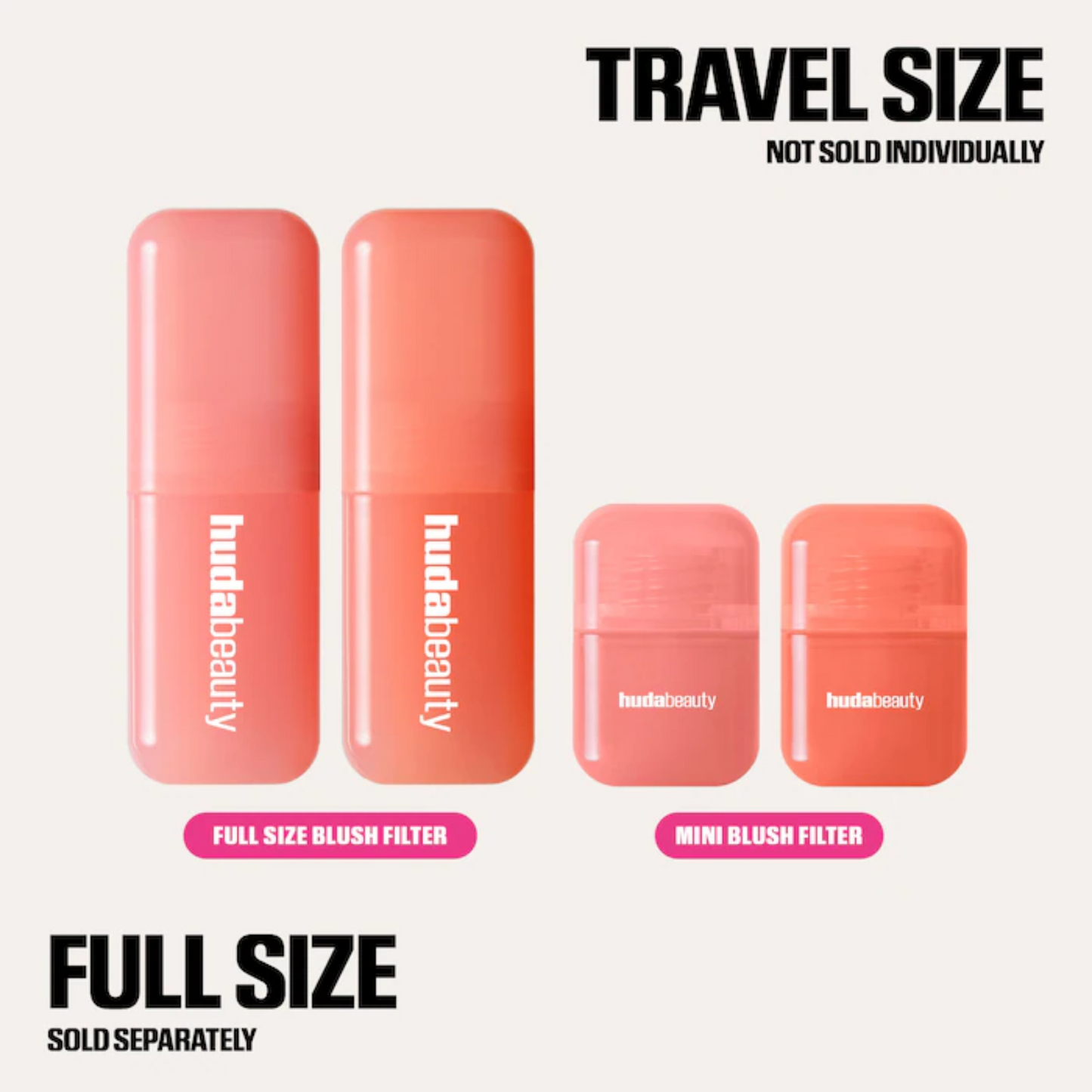 Mini Baby Blush Duo Set - Cotton Candy & Peach Sorbet