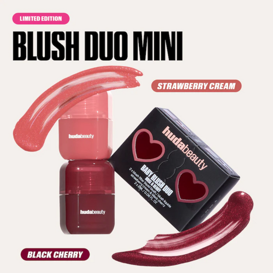 Mini Baby Blush Duo Set - Strawberry Cream & Black Cherry
