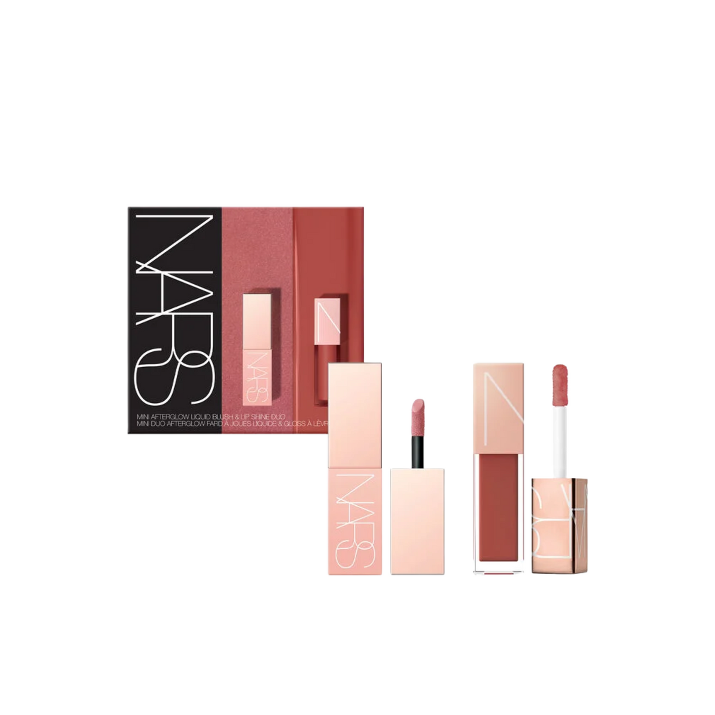 Mini Afterglow Liquid Blush & Lip Shine Duo - Dolce Vita / Aragón