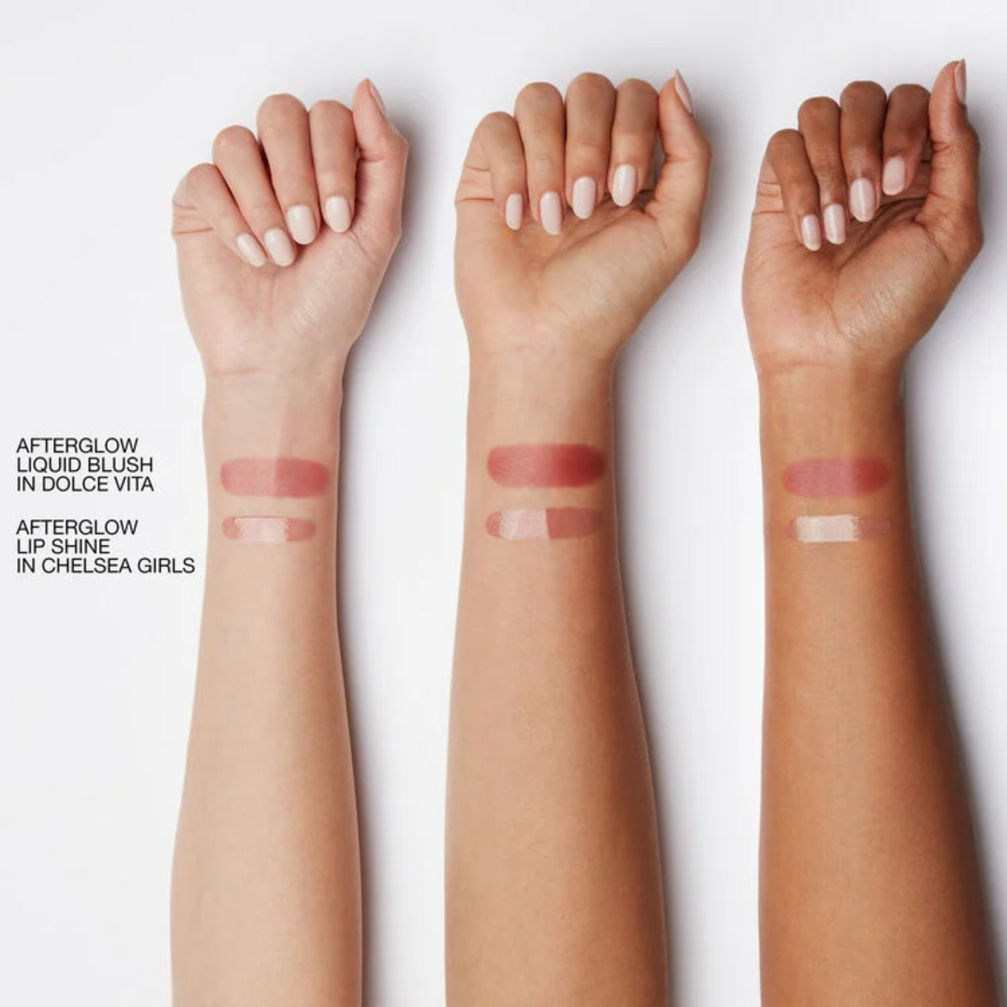 Mini Afterglow Liquid Blush & Lip Shine Duo - Dolce Vita / Chelsea Girls