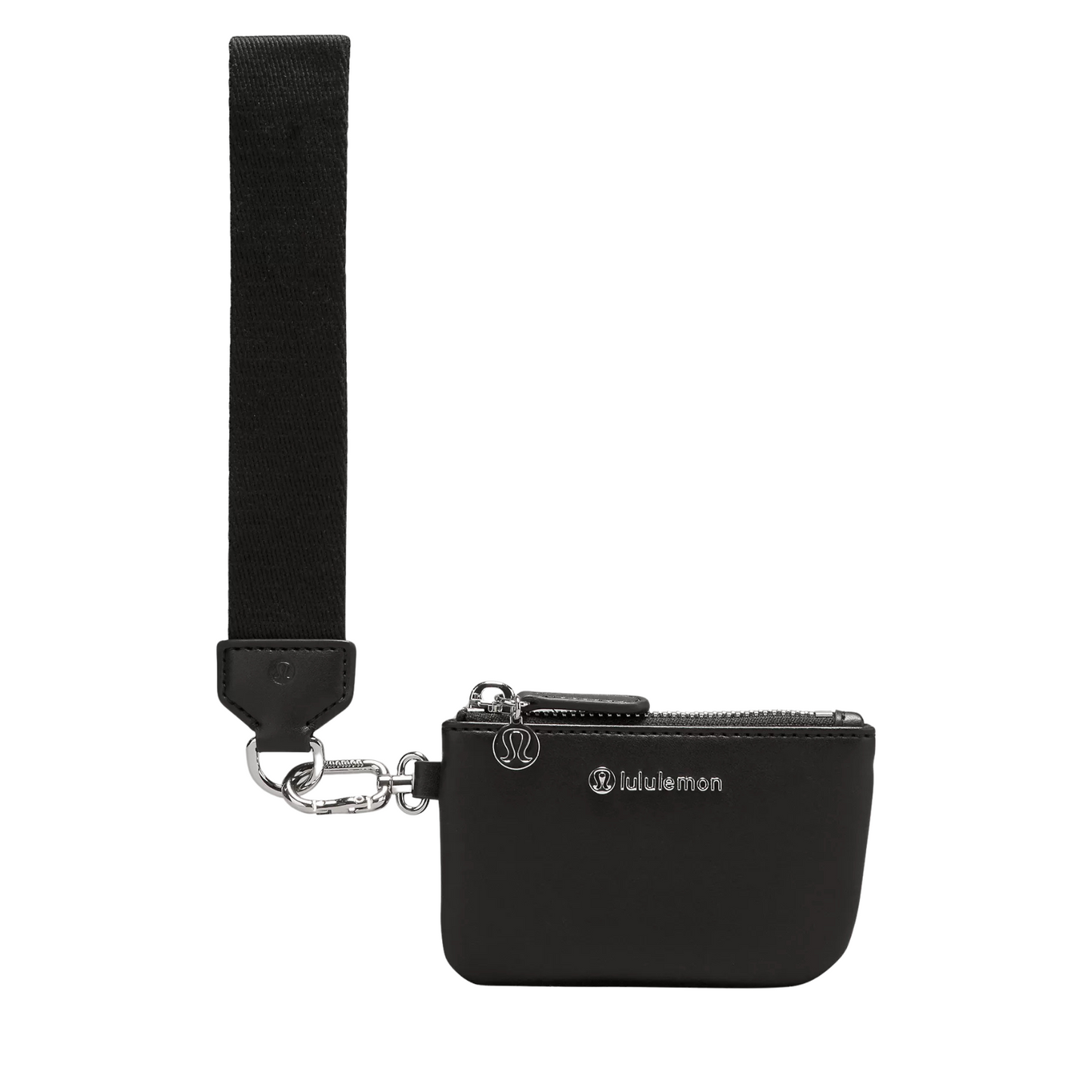 Dual Pouch Wristlet, Leather Alternative