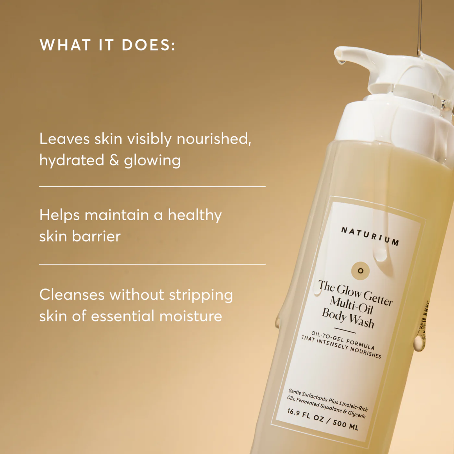 The Glow Getter Multi-Oil Body Wash, 500ml