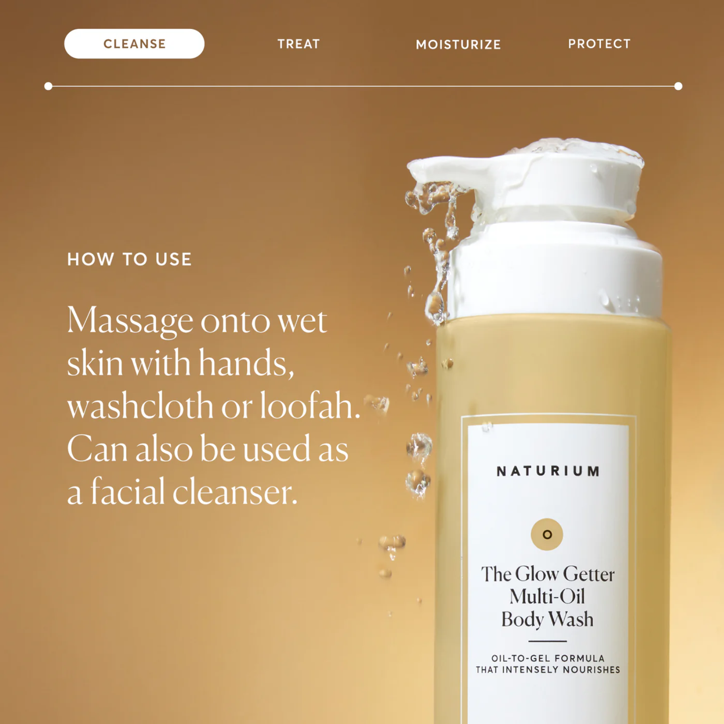 The Glow Getter Multi-Oil Body Wash, 500ml