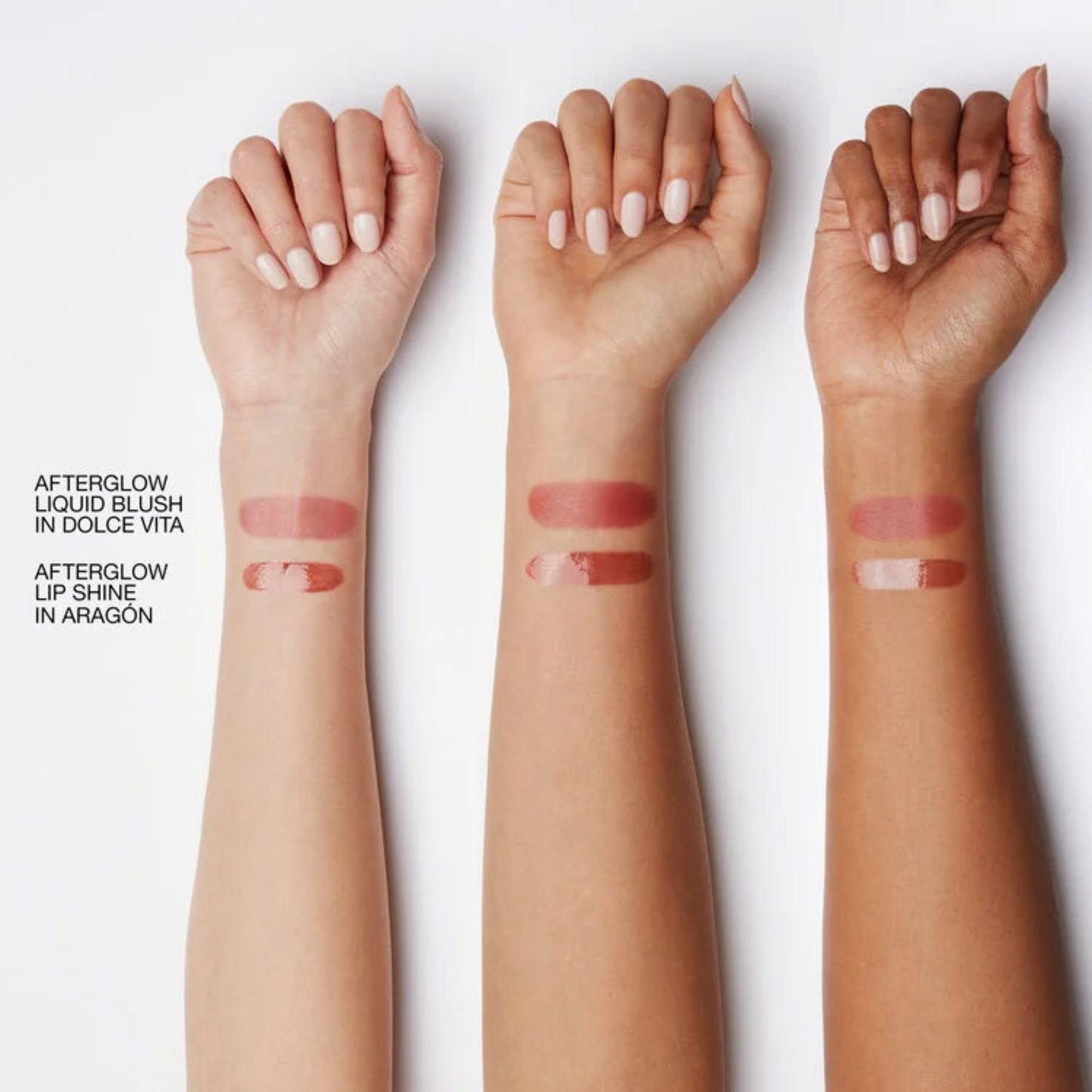 Mini Afterglow Liquid Blush & Lip Shine Duo - Dolce Vita / Aragón